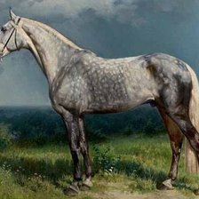 Схема вышивки «конь»