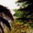 Предпросмотр схемы вышивки «журавли» (№2431223)