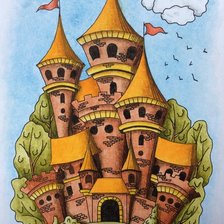 Схема вышивки «терем»