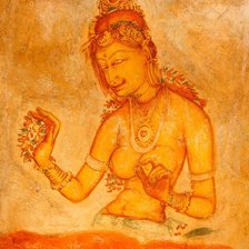 Схема вышивки «Sigiri Apsara»