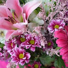 Схема вышивки «красивый букет»