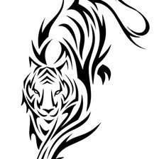 Схема вышивки «ТИГР»