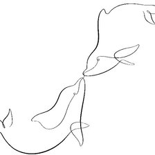 Схема вышивки «Поцелуй»