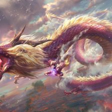 Схема вышивки «Дракон»