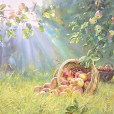 Схема вышивки «Яблоки»