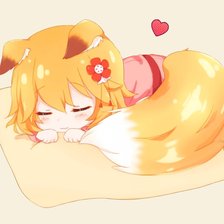 Схема вышивки «Аниме лиса»