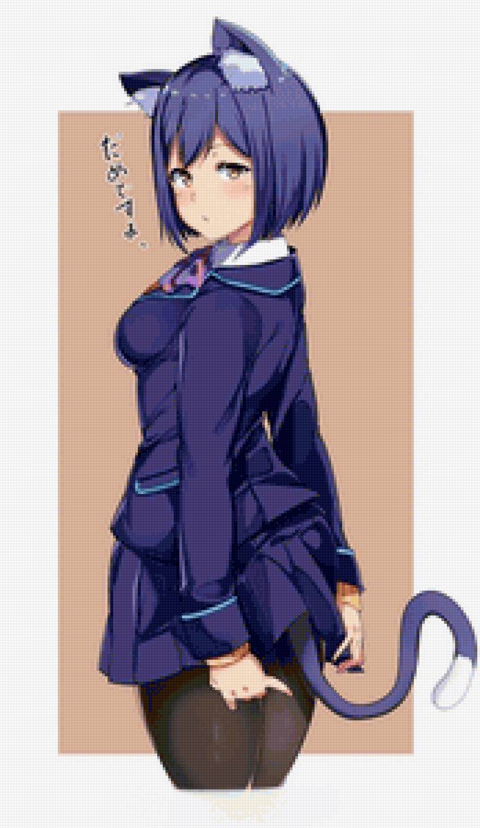 Аниме кот - предпросмотр