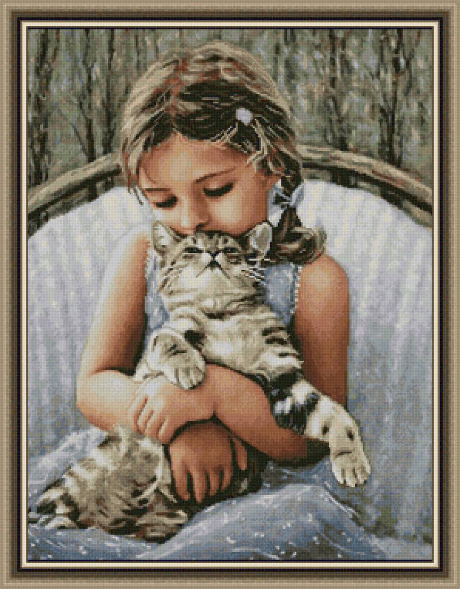 Пушистый друг - дети, животные - предпросмотр