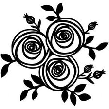 Схема вышивки «Розы»