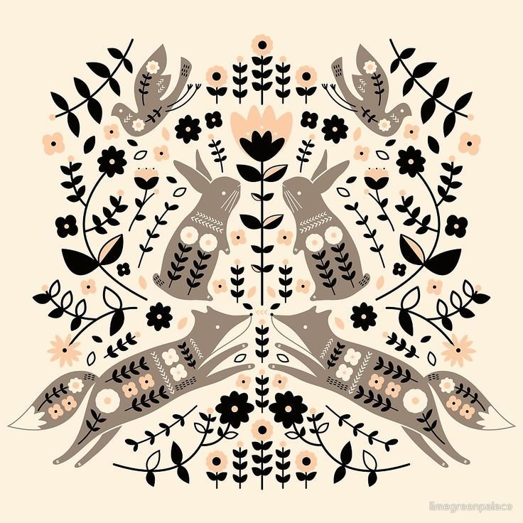 №2432982 - фолк арт, скандинавия - оригинал