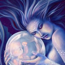 Схема вышивки «русалка»