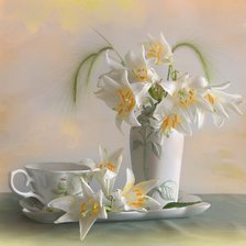 Схема вышивки «цветы»