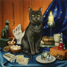 Схема вышивки «Милый котик»