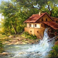 Схема вышивки «mlyn»