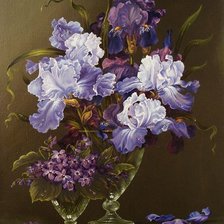 Схема вышивки «цветы»