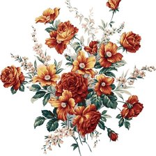 Схема вышивки «Цветы»