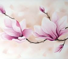 Схема вышивки «магнолия»