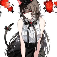 Схема вышивки «Нэко»