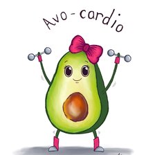 Схема вышивки «Авакадо»