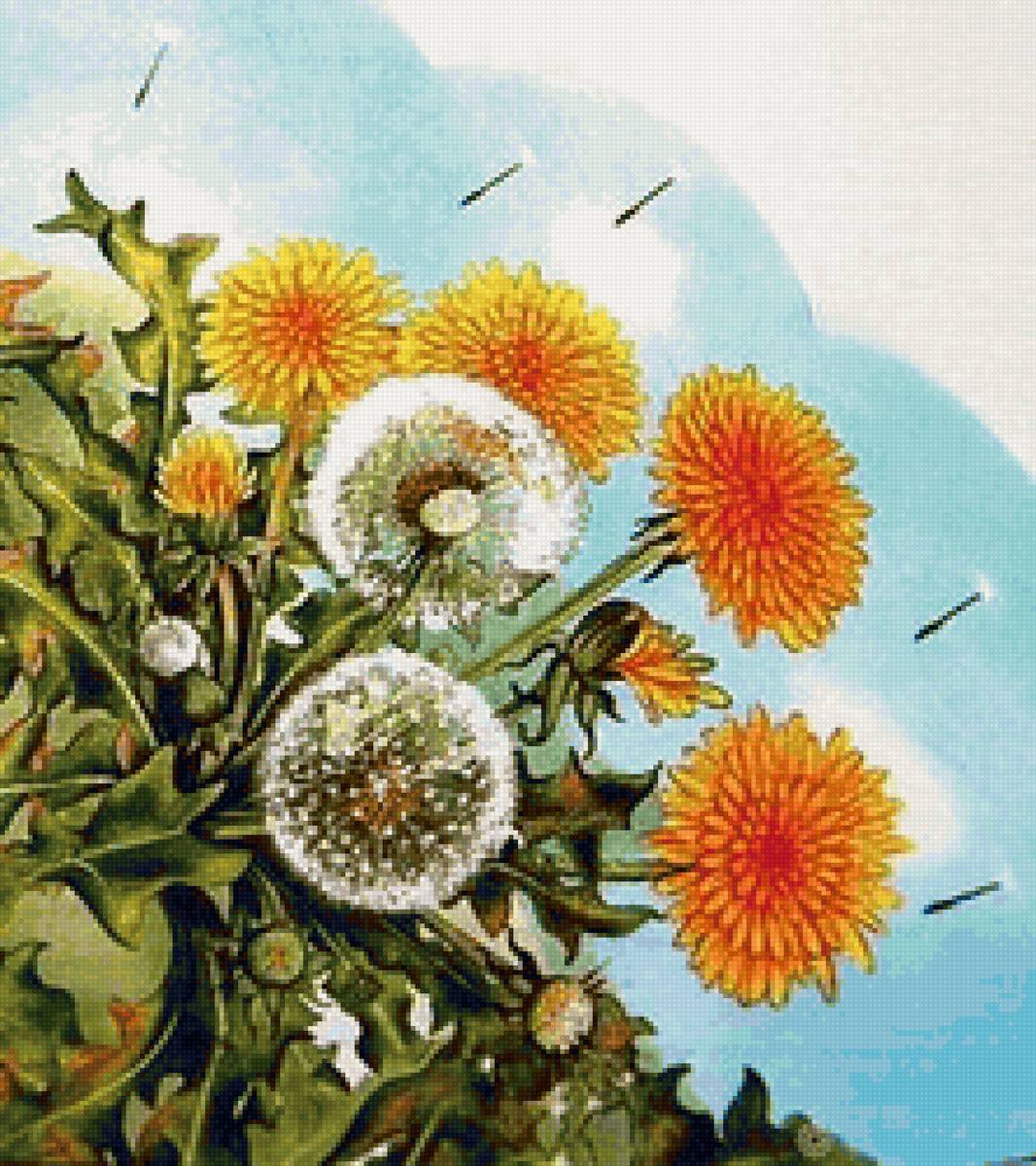 одуванчики 2 - цветы - предпросмотр