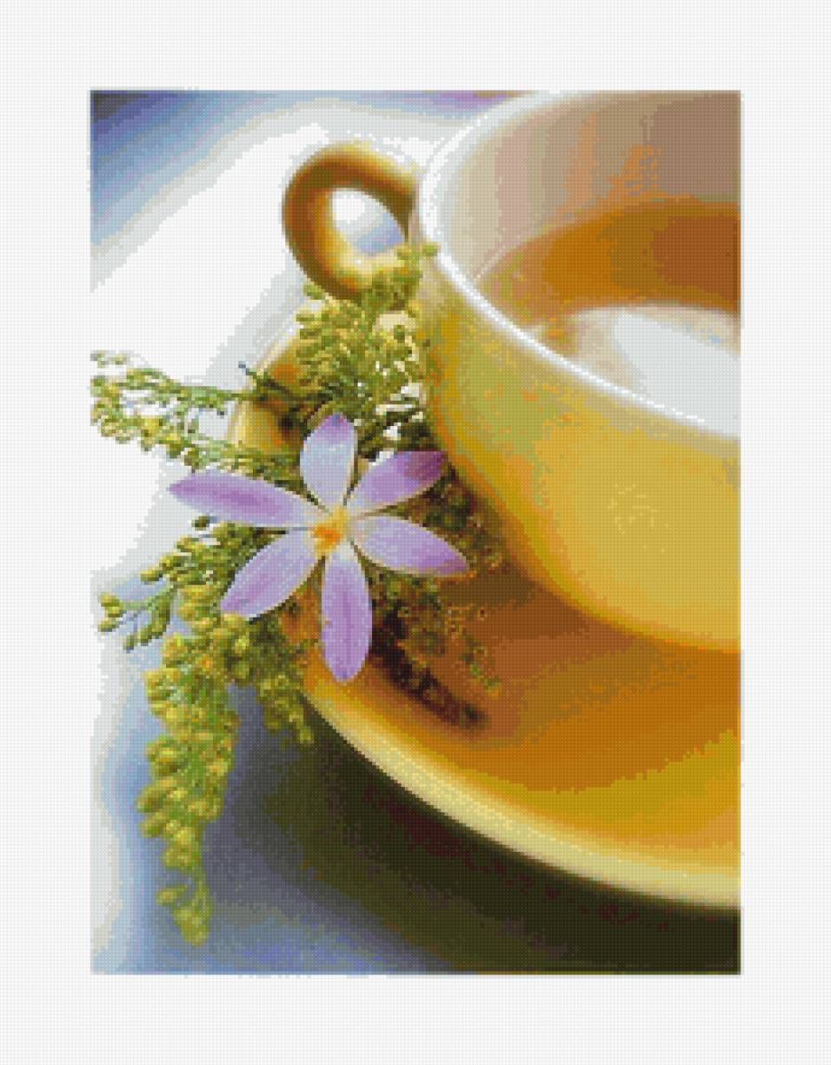 Чашка - чашка, натюрморт, цветок - предпросмотр