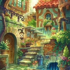 Схема вышивки «РЕЙ ГИБЛИ. ДОМ МОЕЙ МЕЧТЫ»