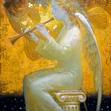 Схема вышивки «Виктор Низовцев Ангел»