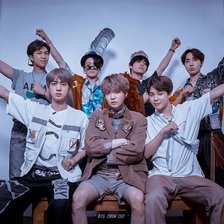 Схема вышивки «Bts love»