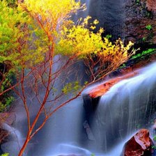 Схема вышивки «Водопад»