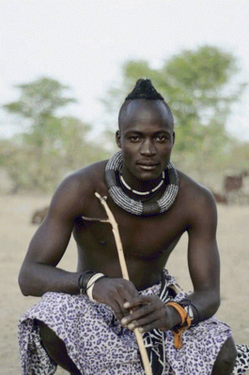 retrato hombre africano - africano - предпросмотр