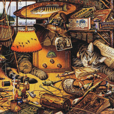 Схема вышивки «Утомился»