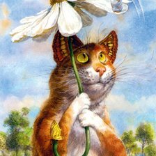 Схема вышивки «Кот»