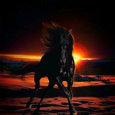 Схема вышивки «На закате»