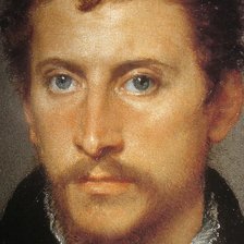 Схема вышивки «портрет молодого человека»