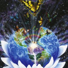 Схема вышивки «Фэнтези космос»