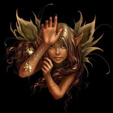 Схема вышивки «фея»