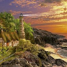 Схема вышивки «Маяк»