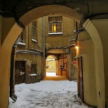 Схема вышивки «Дворы Питера»