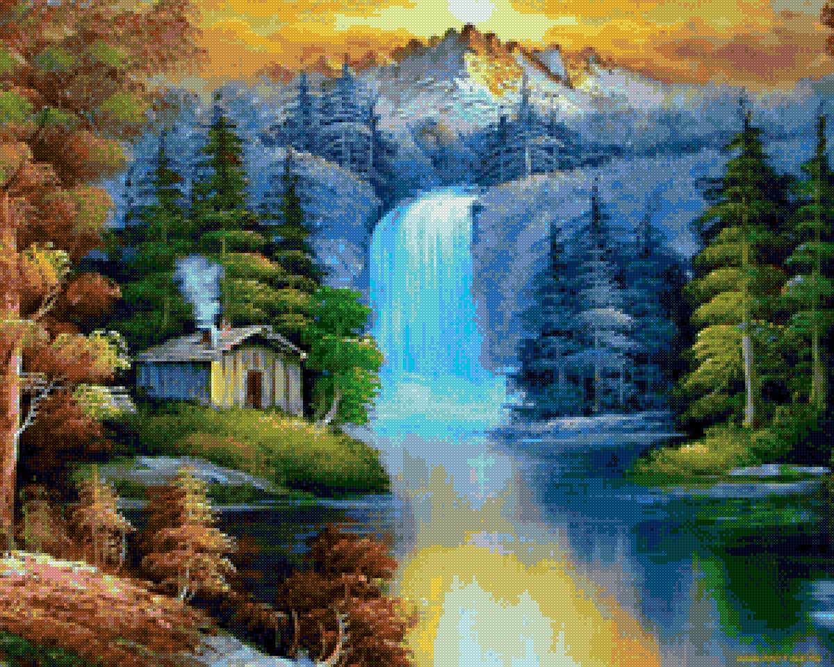 домик в лесу - лес - предпросмотр