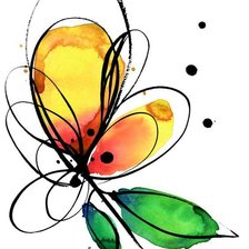 Схема вышивки «цветок»