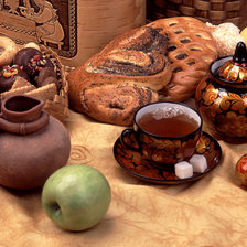 Схема вышивки «хохлома»