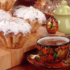 Схема вышивки «хохлома»