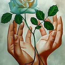 Схема вышивки «роза»