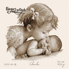 Схема вышивки «Девочка»