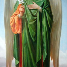 Схема вышивки «Архангел Гавриил»