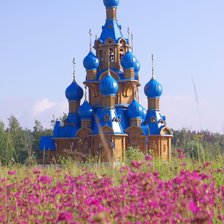 Схема вышивки «Храм Преображения Господня»