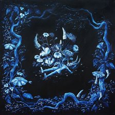 Схема вышивки «Синь»