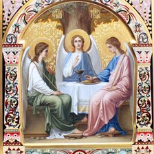 Схема вышивки «Святая Троица»