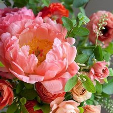 Схема вышивки «Flores hx»