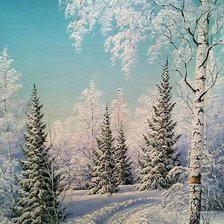 Схема вышивки «Снежные кружева»